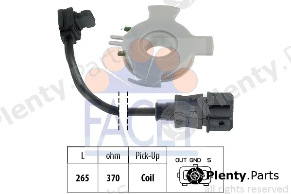 Facet 8.3617 — Sensor, ignition pulse Made in Italy - OE Equivalent