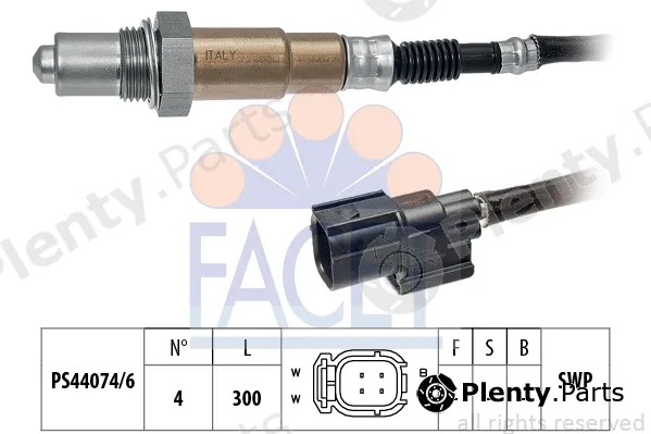 Facet 10.8153 — Lambda Sensor Made in Italy - OE Equivalent