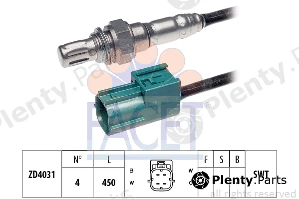 Facet 10.7392 — Lambda Sensor Made in Italy - OE Equivalent