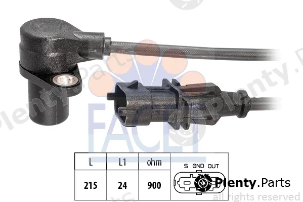 Facet 9.0513 — Sensor, crankshaft pulse Made in Italy - OE Equivalent