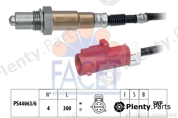 Facet 10.7687 — Lambda Sensor Made in Italy - OE Equivalent