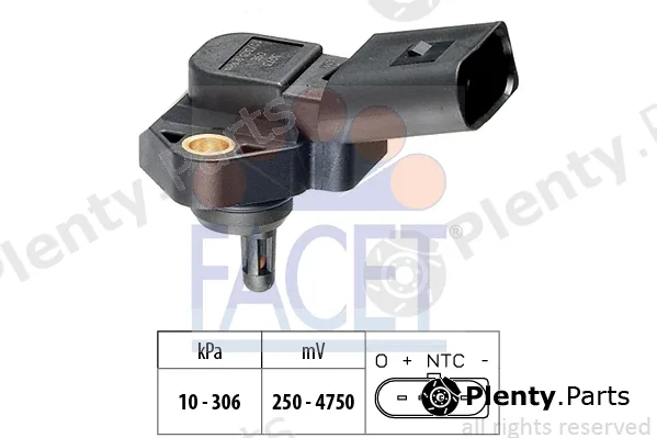 Facet 10.3073 — Air Pressure Sensor, altitude adaption Made in Italy - OE Equivalent