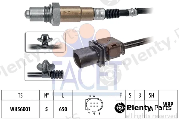 Facet 10.8500 — Lambda Sensor Made in Italy - OE Equivalent
