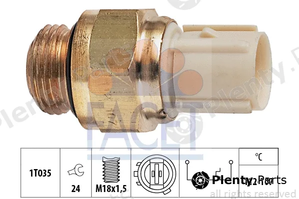 Facet 7.5179 — Temperature Switch, radiator fan Made in Italy - OE Equivalent