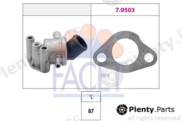 Facet 7.8106 — Thermostat, coolant Made in Italy - OE Equivalent