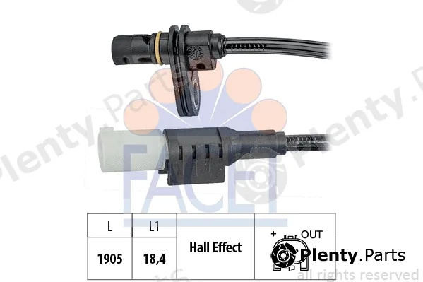 Facet 21.0248 — Sensor, wheel speed Made in Italy - OE Equivalent