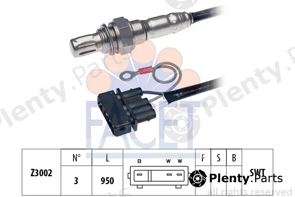 Facet 10.7044 — Lambda Sensor Made in Italy - OE Equivalent