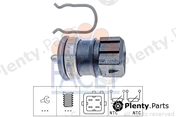 Facet 7.3251 — Sensor, coolant temperature Made in Italy - OE Equivalent