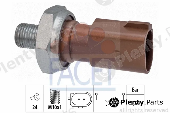 Facet 7.0205 — Oil Pressure Switch Made in Italy - OE Equivalent