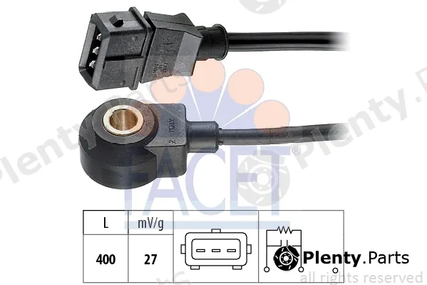 Facet 9.3002 — Knock Sensor Made in Italy - OE Equivalent