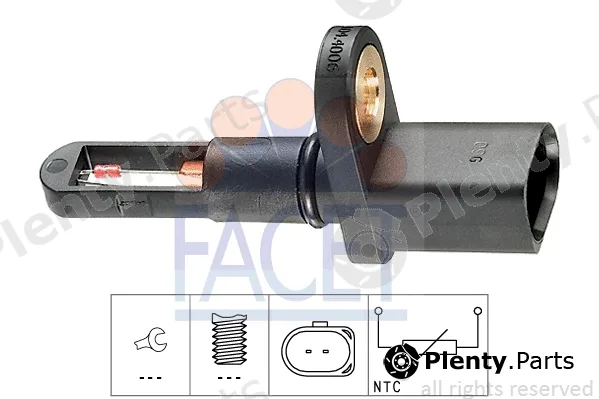 Facet 10.4006 — Sensor, intake air temperature Made in Italy - OE Equivalent