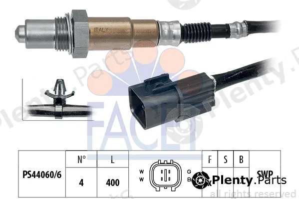 Facet 10.7657 — Lambda Sensor Made in Italy - OE Equivalent