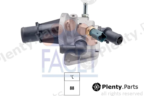 Facet 7.8639 — Thermostat, coolant Made in Italy - OE Equivalent