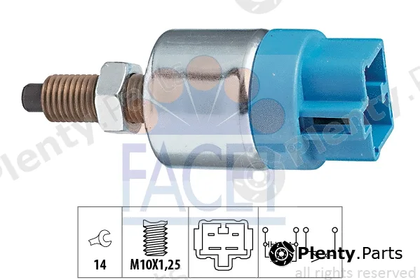 Facet 7.1090 — Stop Light Switch Made in Italy - OE Equivalent