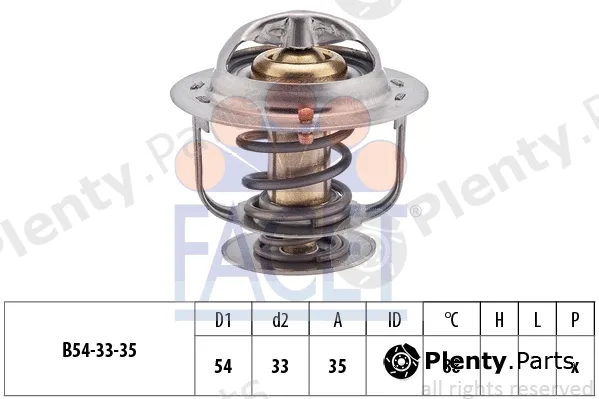 Facet 7.8248S — Thermostat, coolant Made in Italy - OE Equivalent