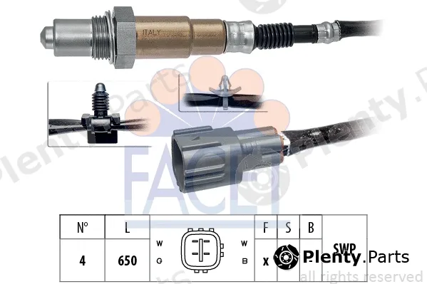 Facet 10.7805 — Lambda Sensor Made in Italy - OE Equivalent