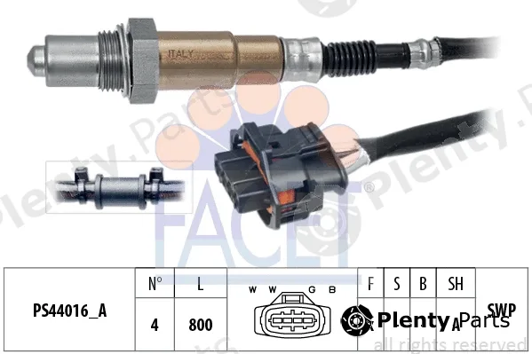 Facet 10.8263 — Lambda Sensor Made in Italy - OE Equivalent