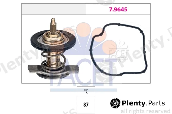 Facet 7.8595 — Thermostat, coolant Made in Italy - OE Equivalent