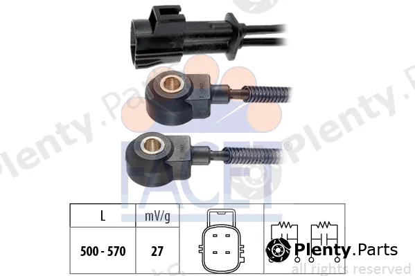 Facet 9.3131 — Knock Sensor Made in Italy - OE Equivalent