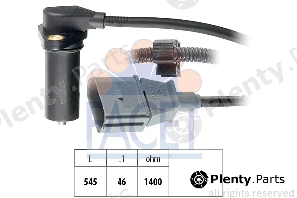 Facet 9.0295 — Sensor, crankshaft pulse Made in Italy - OE Equivalent