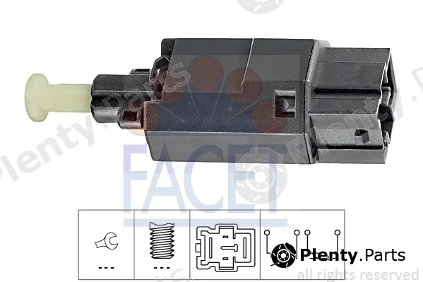 Facet 7.1176 — Stop Light Switch Made in Italy - OE Equivalent