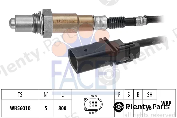 Facet 10.8593 — Lambda Sensor Made in Italy - OE Equivalent