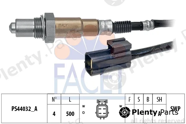 Facet 10.8336 — Lambda Sensor Made in Italy - OE Equivalent