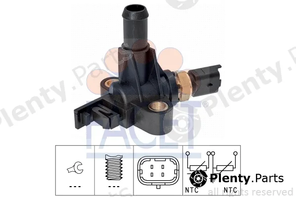 Facet 7.3359 — Sensor, coolant temperature Made in Italy - OE Equivalent