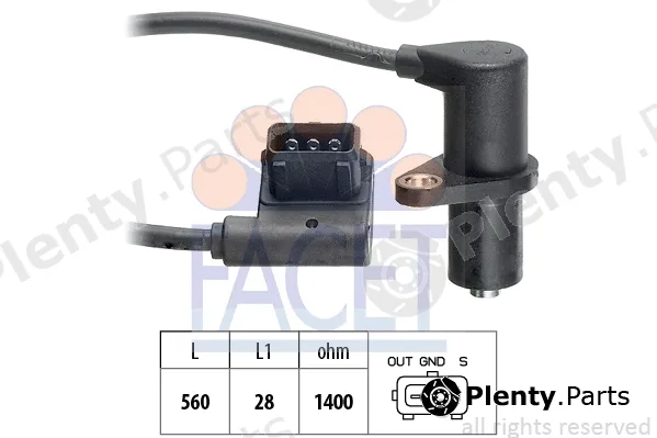 Facet 9.0085 — Sensor, camshaft position Made in Italy - OE Equivalent