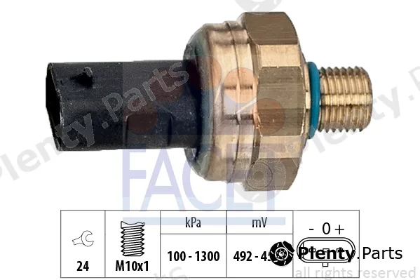 Facet 25.0018 — Sensor, oil pressure Made in Italy - OE Equivalent