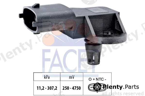 Facet 10.3341 — Air Pressure Sensor, altitude adaption Made in Italy - OE Equivalent