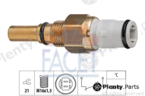 Facet 7.5090 — Temperature Switch, radiator fan Made in Italy - OE Equivalent