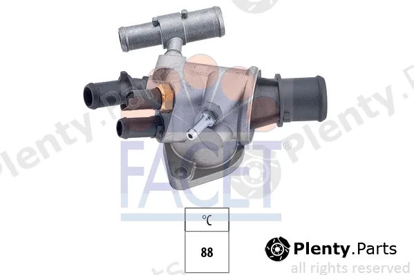 Facet 7.8567 — Thermostat, coolant Made in Italy - OE Equivalent