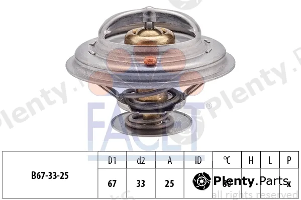 Facet 7.8301S — Thermostat, coolant Made in Italy - OE Equivalent