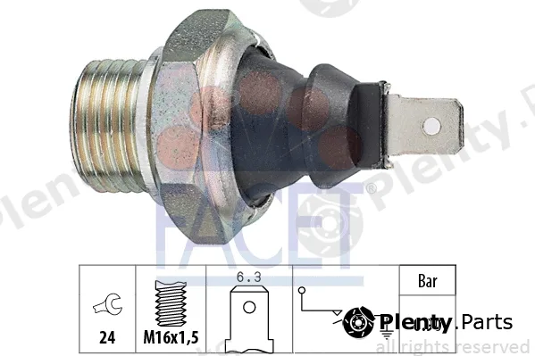 Facet 7.0140 — Oil Pressure Switch Made in Italy - OE Equivalent