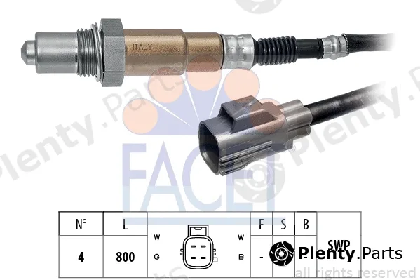 Facet 10.7578 — Lambda Sensor Made in Italy - OE Equivalent