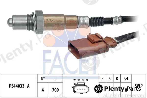 Facet 10.8313 — Lambda Sensor Made in Italy - OE Equivalent