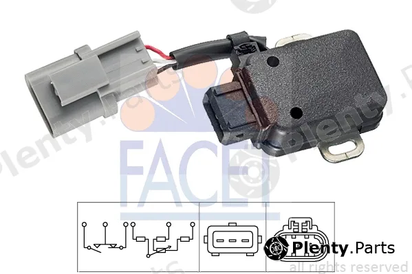 Facet 10.5011 — Sensor, throttle position Made in Italy - OE Equivalent