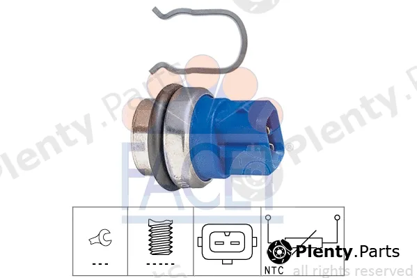Facet 7.3101 — Sensor, coolant temperature Made in Italy - OE Equivalent