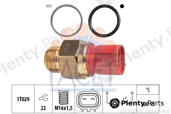 Facet 7.5148 — Temperature Switch, radiator fan Made in Italy - OE Equivalent