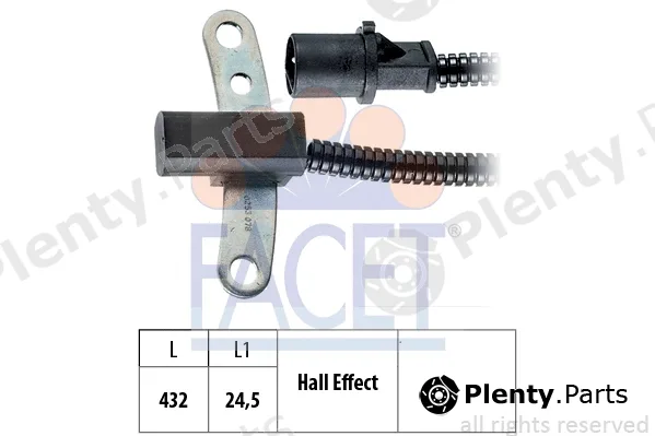 Facet 9.0253 — Sensor, crankshaft pulse Made in Italy - OE Equivalent