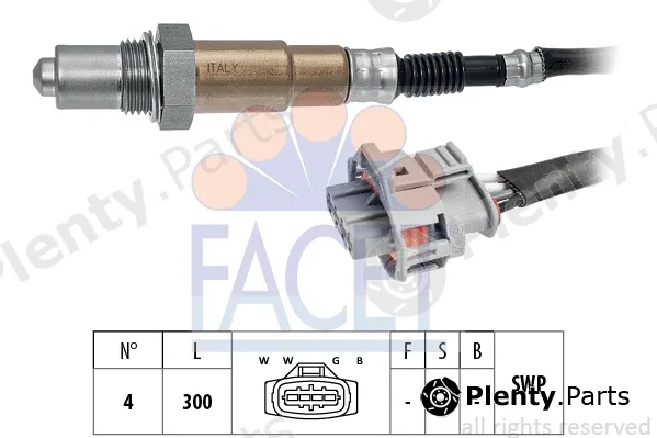 Facet 10.8214 — Lambda Sensor Made in Italy - OE Equivalent