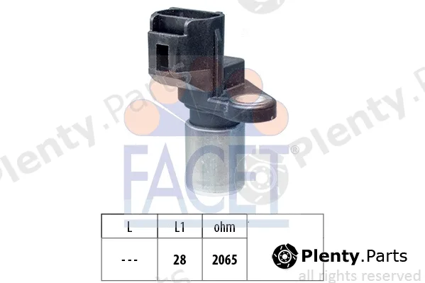 Facet 9.0490 — Sensor, crankshaft pulse Made in Italy - OE Equivalent