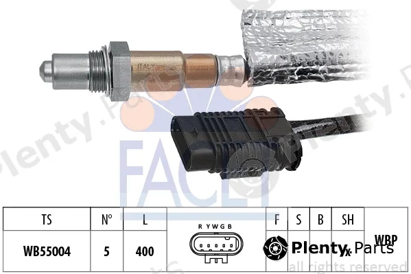 Facet 10.8572 — Lambda Sensor Made in Italy - OE Equivalent