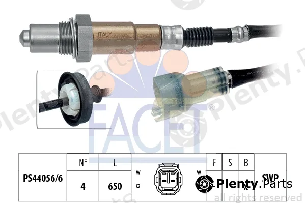 Facet 10.7487 — Lambda Sensor Made in Italy - OE Equivalent