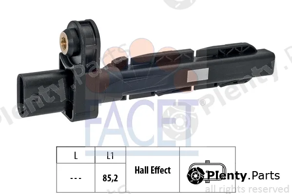 Facet 9.0826 — Sensor, crankshaft pulse Made in Italy - OE Equivalent