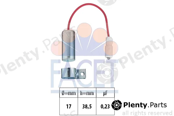 Facet 0.0339 — Capacitor, ignition system Made in Italy - OE Equivalent