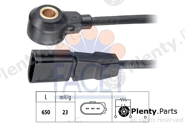 Facet 9.3162 — Knock Sensor Made in Italy - OE Equivalent