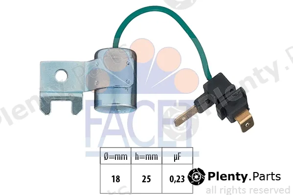 Facet 0.0179/157 — Capacitor, ignition system Made in Italy - OE Equivalent