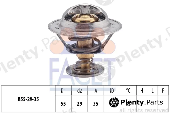 Facet 7.8323S — Thermostat, coolant Made in Italy - OE Equivalent